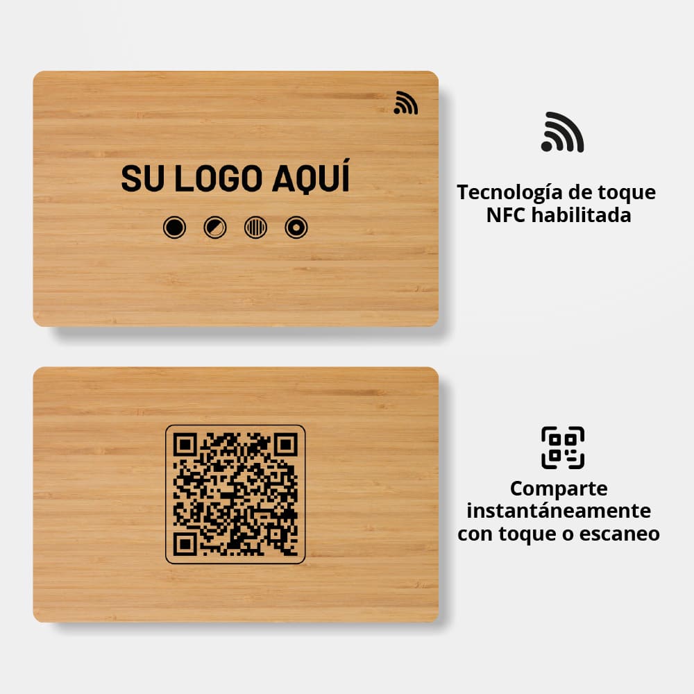 Smart Cards de Bambú en corte Lasér 🔥🪪 - Imagen 2