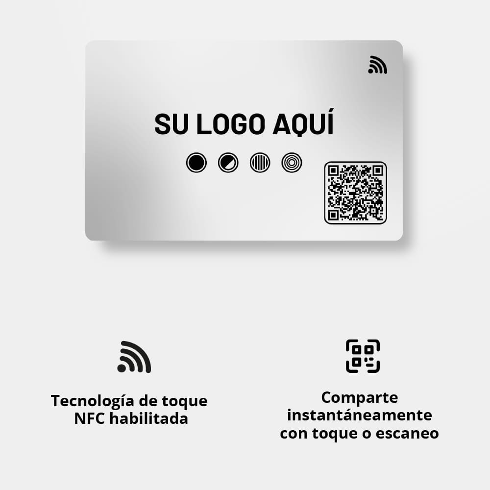 Smart cards en metal plateada con corte Láser 🔥🪪 - Imagen 2